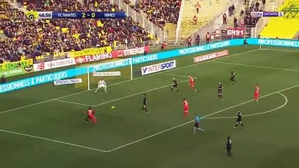 Buts Nantes 2-4 Nîmes résumé vidéo 10-02-2019