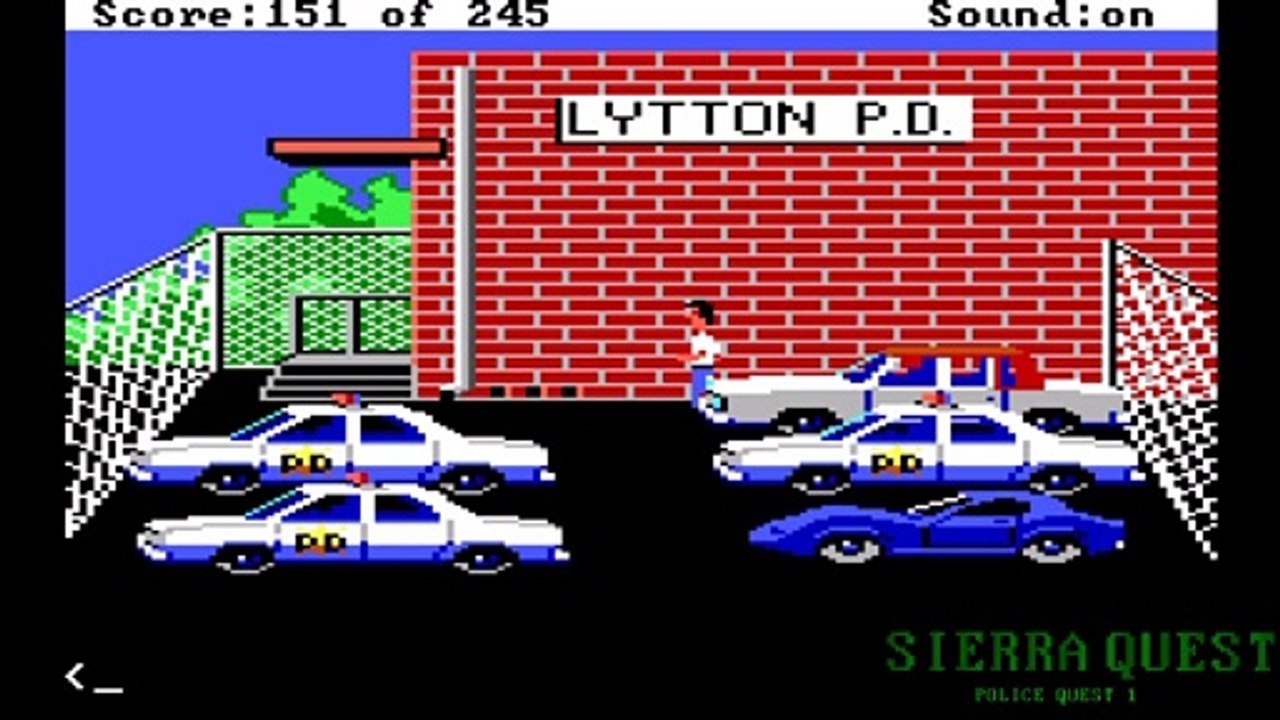 SierraQuest | Police Quest 1 Part 13: Nice Cold Glass Of Buo