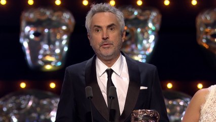 Alfonso Cuaron reçoit le BAFTA du Meilleur Film en Langue Etrangère pour Roma - BAFTA 2019