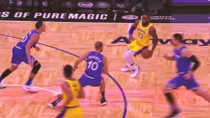 Ben Simmons vs LeBron James On The Fastbreak