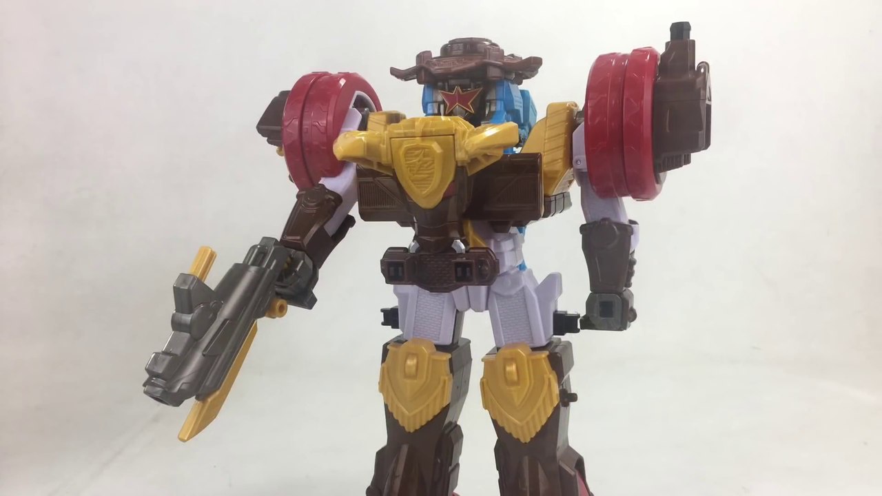 Power Rangers Super Ninja Steel Bullrider Megaz...