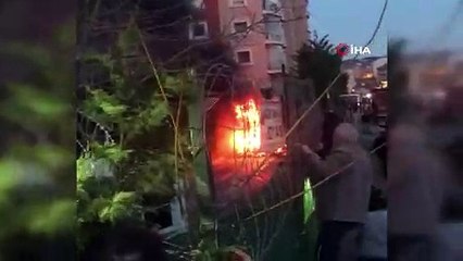 Askeri helikopterin düşme anı kamerada