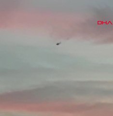 İstanbul'da Düşen Helikopter Böyle Görüntülendi