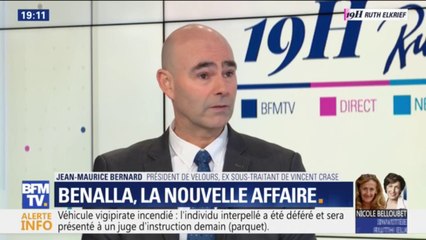 Président de Velours: "Alexandre Benalla a été salarié de Velours entre octobre 2014 et novembre 2015"