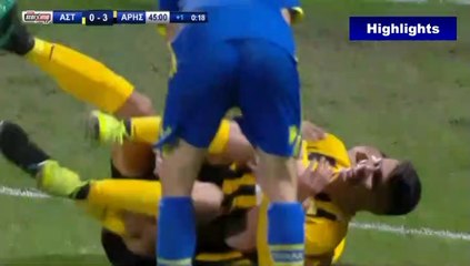 0-3 Mateo García scores his 8th goal with an AMAZING  header - Asteras Tripolis 0-3 Aris - 11.02.2019 [HD]