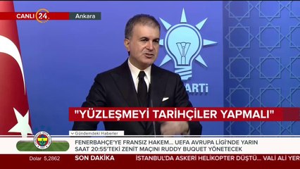 Ömer Çelik açıklama yapıyor