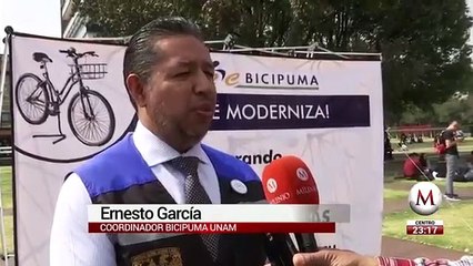 Bicipuma presenta 400 bicicletas para la comunidad universitaria