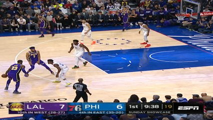 Los Angeles Lakers at Philadelphia 76ers Raw Recap