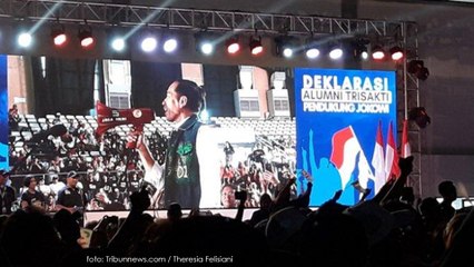 Sematkan Jaket Suara Reformasi, Alumni Trisakti Dukung Jokowi