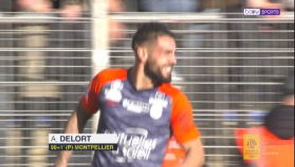 Delort scores stoppage time penalty through VAR and goal-line technology