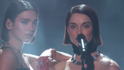 Dua Lipa & St. Vincent - Masseduction, Transition, One Kiss (LIVE @ GRAMMYs 2019)