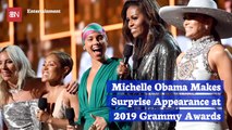 Michelle Obama Stuns And Gets Wild Applause At The Grammys