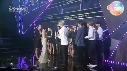 [ENG SUB] 190123 IZ*ONE - New Artist of The Year - Physical Album Award @ 8th GAONCHART MUSIC AWARDS
