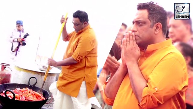 Anurag Basu Cooks Food(Bhog) For Guests At Saraswati Puja