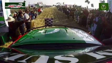 Sahibzada Sultan  Thal Race Historic Drive on 3 Tires for 30KM