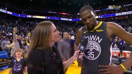 Postgame Warriors Talk: Kevin Durant (NBCSBA) - 2/10/19