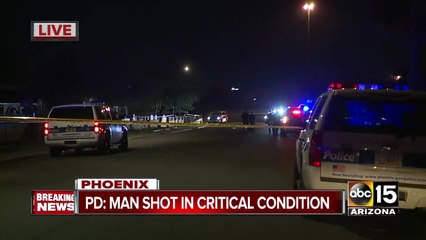 PD: Man shot in critical condition