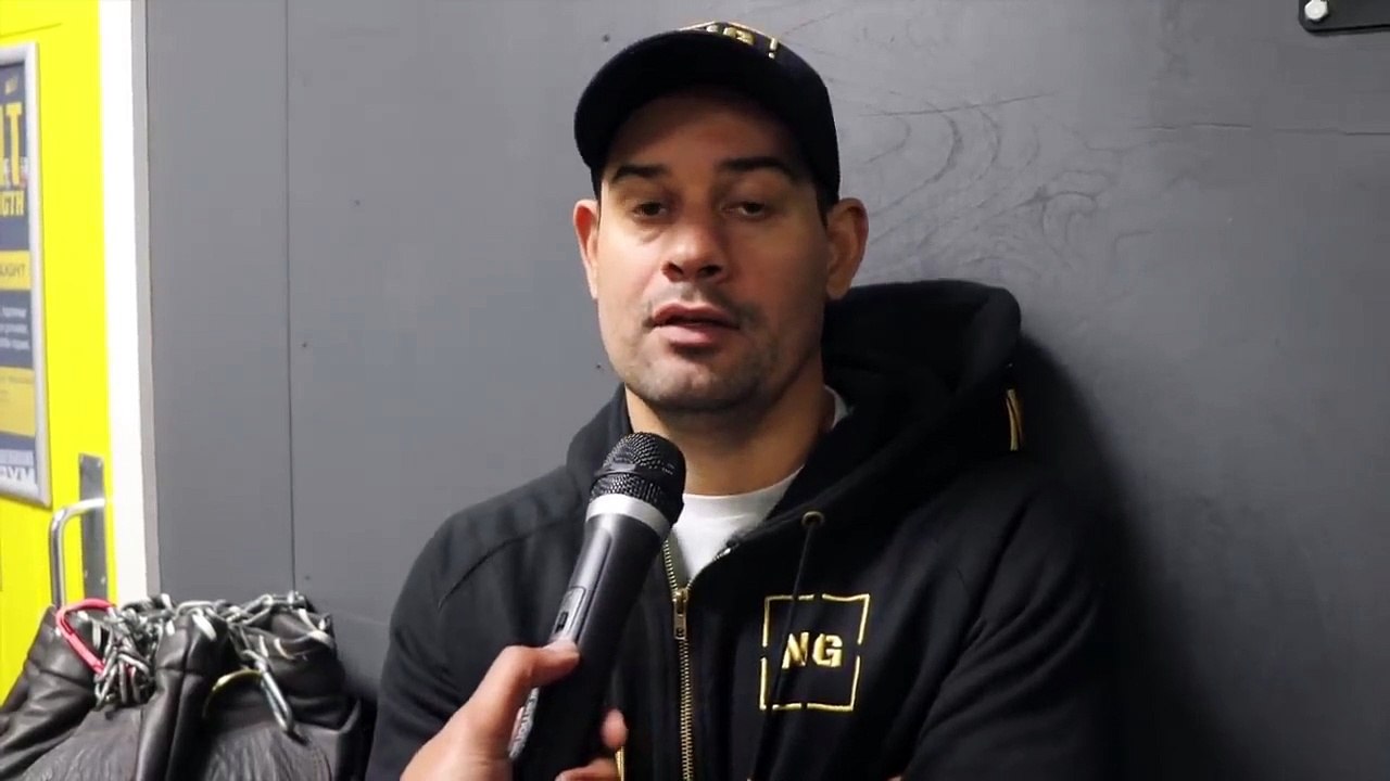 'SO FAR CHRIS EUBANK IS LISTENING. ON THE NIGHT OF FIGHT ..YOU NEVER KNOW' -NEW TRAINER NATE VASQUEZ