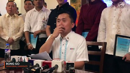 Bong Go: I'm not in Camp Crame to campaign
