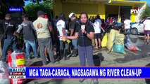 Mga taga-CARAGA, nagsagawa ng river clean-up