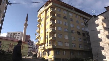 8 Katlı Bina Tahliye Edildi - Rize