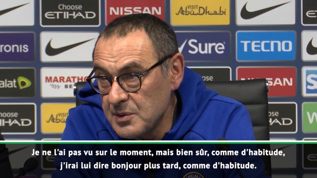 Maurizio Sarri : Je n'ai pas de problème avec Pep Guardiola