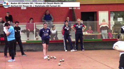 Quarts de finales, cinquième étape du Super 16 féminin, Fareins 2019