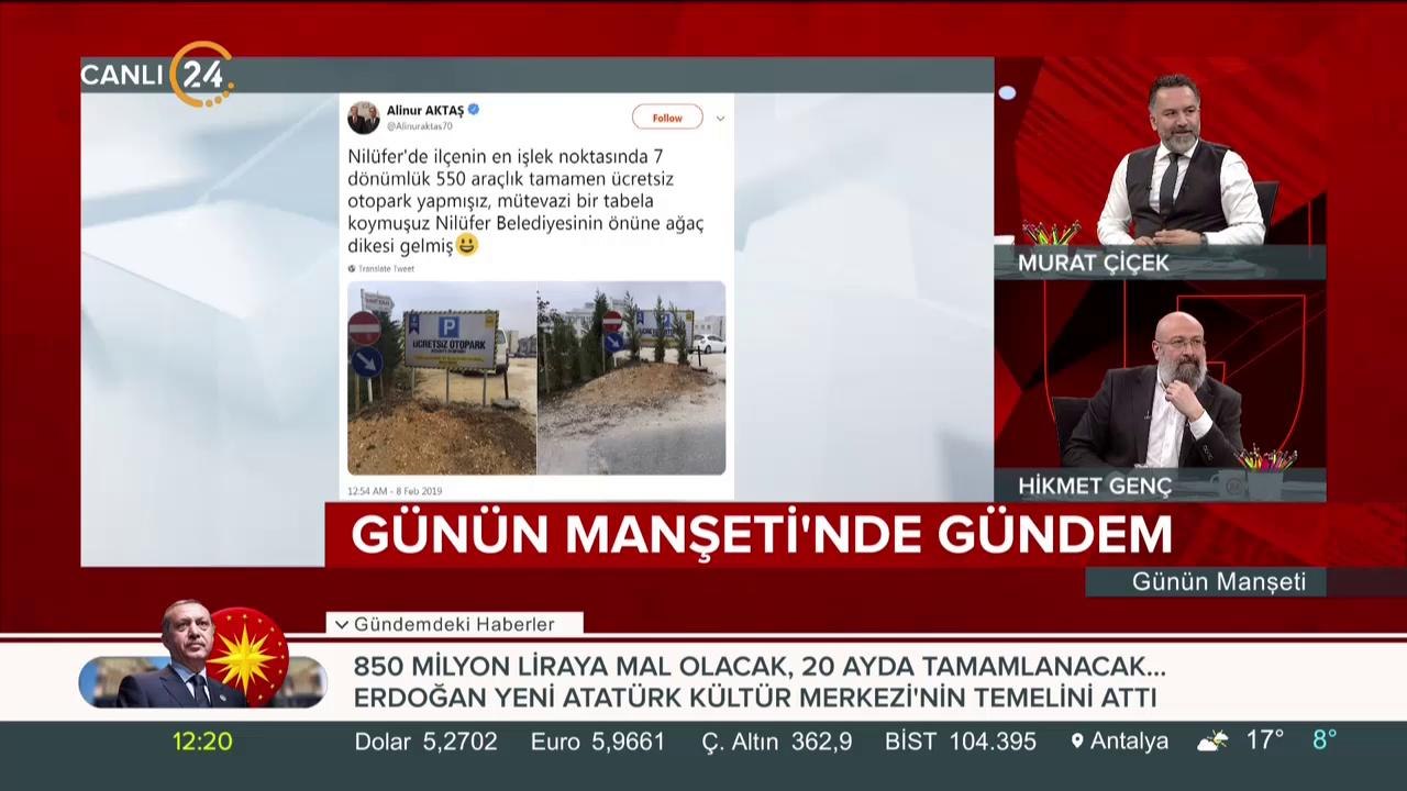 Otopark ücretsizdir