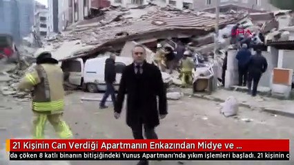 21 Kişinin Can Verdiği Apartmanın Enkazından Midye ve Salyangoz Kabukları Çıktı