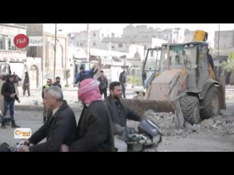 Gundewarê Idlibê Li bajarê Mi`eret El Ni`man topbaran