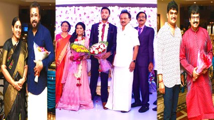 Actor Manobala son marriage: மனோபாலா மகன் திருமண விழா- வீடியோ