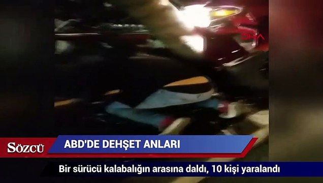 ABD’de bir sürücü, yayaların arasına daldı: 10 yaralı