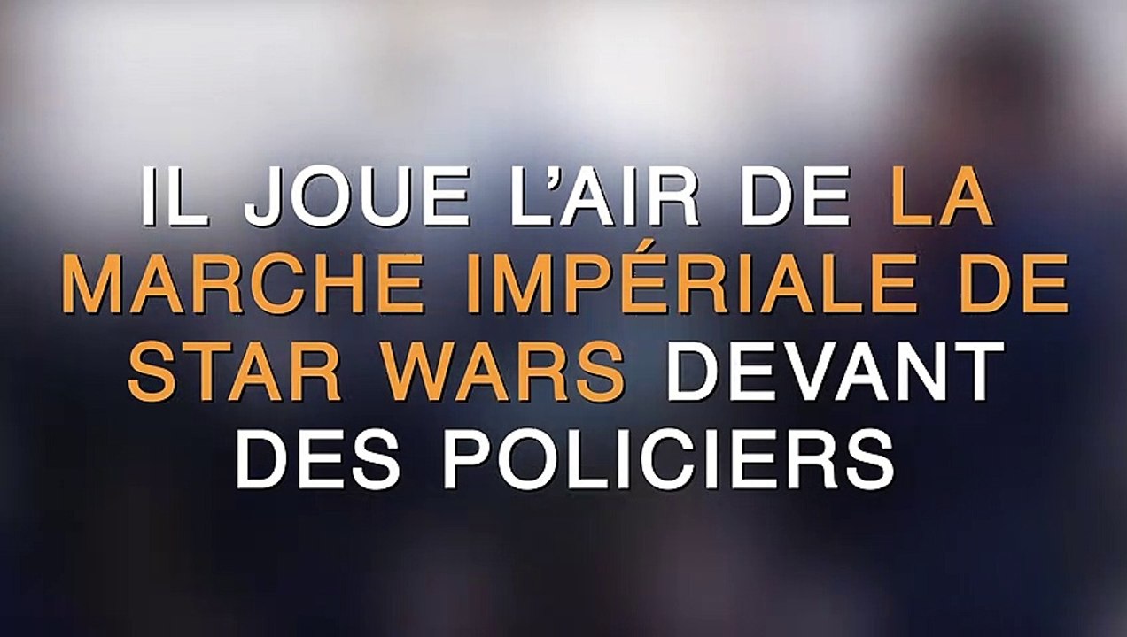Il joue l'air de la Marche Impériale de Star Wars devant des policiers !