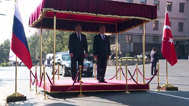 Milli Savunma Bakanı Akar, Rusya Savunma Bakanı Şoygu'yu resmi tören ile karşıladı (1) - ANKARA