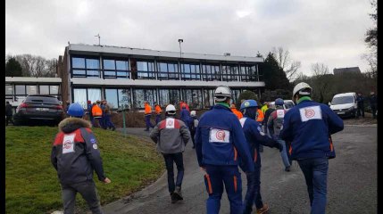 En colère, les travailleurs de Magolux se rendent chez Magotteaux à Vaux-sous-Chèvremont