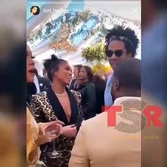 Lori Harvey gets DRAGGED by the BeyHive for smiling at Jay-Z, as they leave the bee emoji in her comments