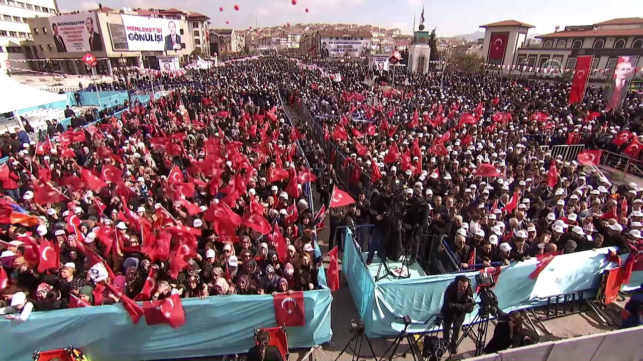 Cumhurbaşkanı Erdoğan Keçiören'de toplu açılış törenine katıldı - ANKARA