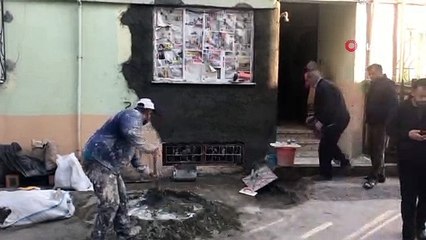 Freni patlayan kamyon yatak odasına daldı