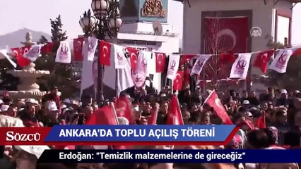 Erdoğan: "Temizlik malzemelerine de gireceğiz"
