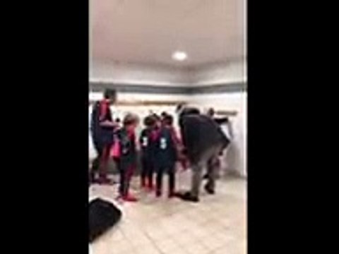 Les U9 fete leurs belle performance apres un Victoire contre le HAC lors du dernier Match de la journée