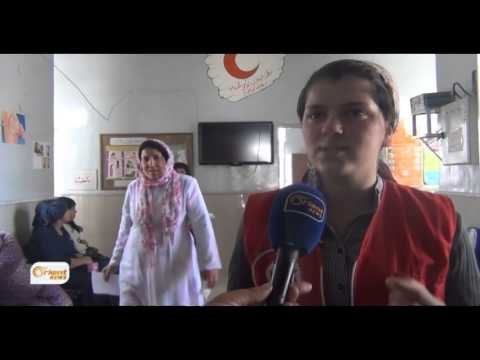 Alîkariyên Heyva Sor a Kurd ji welatiyên Kobanî re