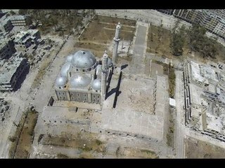 شاهد.. روسي يصور دمار جامع خالد والجنود الروس يرفعون مبيعات الفودكا بدل العرق في اللاذقيةهنا سوريا