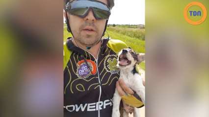 En plein entraînement à vélo, il voit quelque chose de bizarre et fait demi-tour...