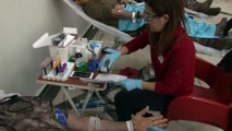 Elazığ Emniyet Müdürlüğü personelinden kan bağışı