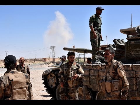 +18 أكبر مناورات عسكرية بالذخيرة الحية في دير الزور..أعلام طائفية تلتقي بانفصالية والتحالف يبرر