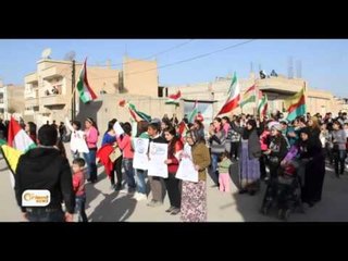 Asayiş û alîgirên PYDê û êrîşî xwepêşandanê kirin