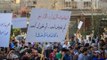 مظاهرات حاشدة في جنوب دمشق رفضاً لأي تهجير محتمل لسكان المنطقة