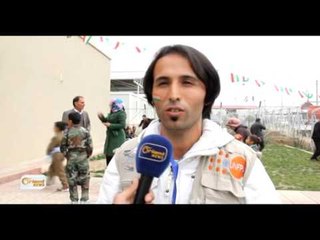 Roja ala Kurdî li Kampa Domîz