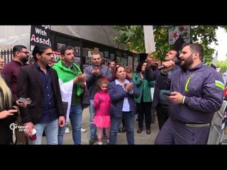 مظاهرات السوريون بلندن في يوم الغضب السوري
