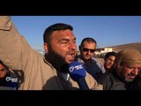 النازحون في مخيمات أطمة يتظاهرون لوقف قصف ريفي حماه وإدلب